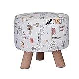 ROLTIN Kids Chair Sofa Armchair Seat Stool Kids Children Kids Sofa Seat Soft Footstool Footstool Square Sofa Linen Fabric Small Bench Modern with Washable Cover (Color: Coon) (Black a