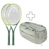Head 2 X Extreme Team 2022 Plus Tennis Bag - mint