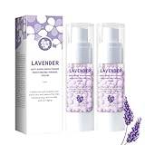 Lavender Face Firming Cream, Anti-Aging Neck & Under Eye Moisturizer, Anti Wrinkle Eye Balm with Fine Lines, Day & Night Skin Tightening Lotion for Lift and Firm for All Skin Types (2pc)