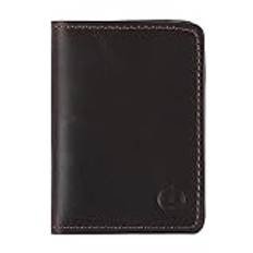 Gaja 100% Genuine Leather Card Holder Wallet for Men and Women, RFID Blocking Mens Wallets for Men UK, Slim Front Pocket Minimalist Travel Wallet,Handmade, Credit Card Holder (Brown) for Gifts