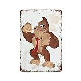 Donkey Kong Gaming Room Art Mario Character Decoration Children'S Gift Comp Metal Tin Sign For Home Bar Coffee Wall Decor Gifts - Best Retro Signs Decor Gift 5.5x8inch