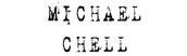 Michael Chell Logotype