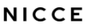 NICCE clothing Logotype