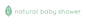 Natural baby shower Logotype