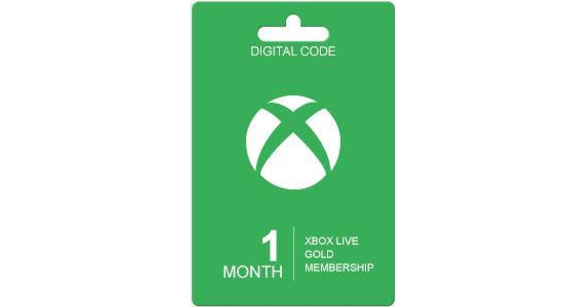Microsoft Xbox Live Gold Card - 1 Month • See Price - How Much Is 1 Month Of Xbox Live