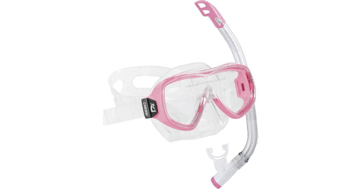 Cressi Junior Ondina Snorkeling Mask Clear/Blue by Cressi Made in Italy