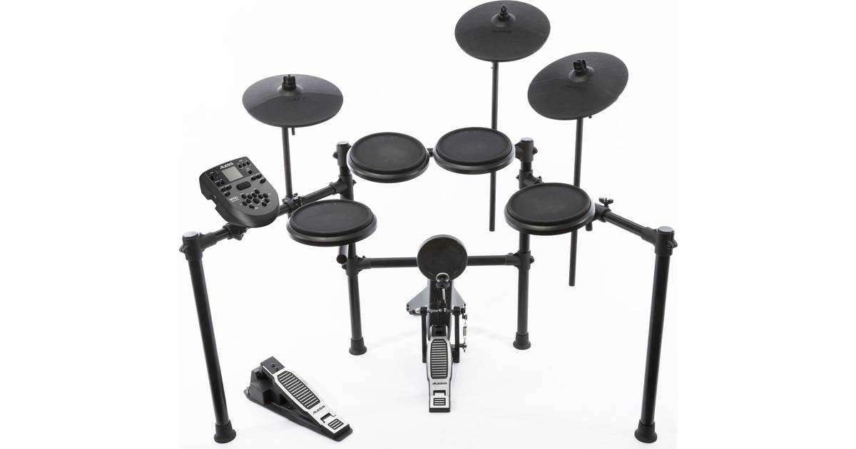 Alesis Nitro Mesh Kit Eight Piece Mesh Electronic Drum Set With 385 Sounds Numark HF125 Portable Headphones With Closed Back Design for Superior Isolation 