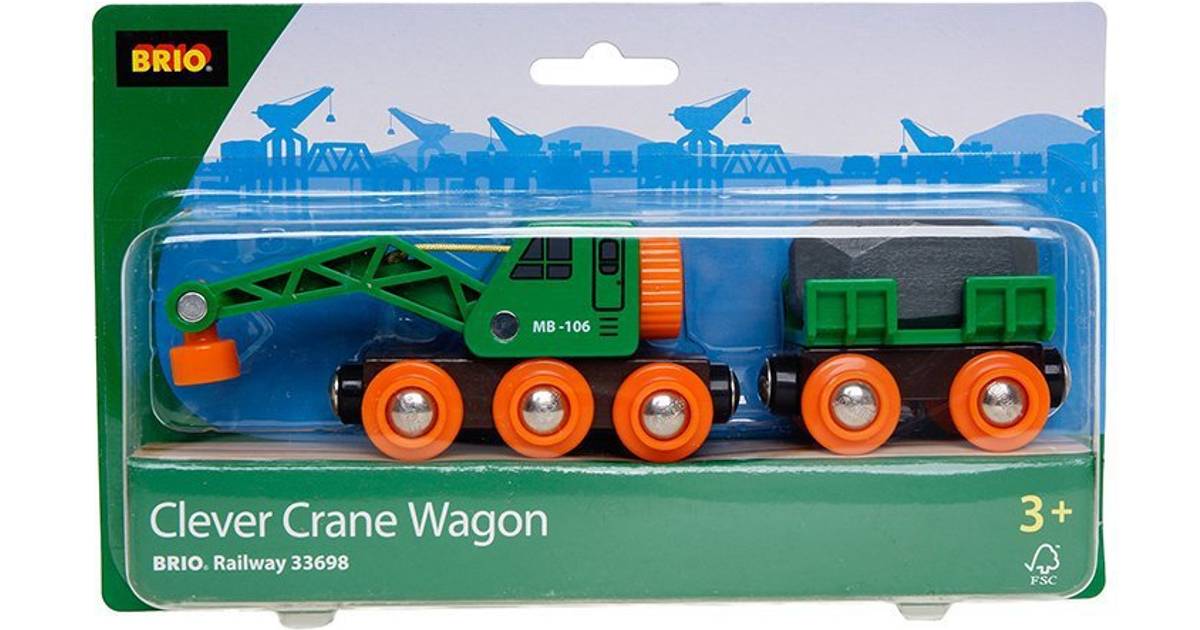 BRIO Clever Crane Wagon by Brio