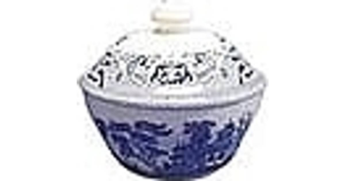 Churchill China Blue Willow Georgian Covered Sugar Bowl with Lid 