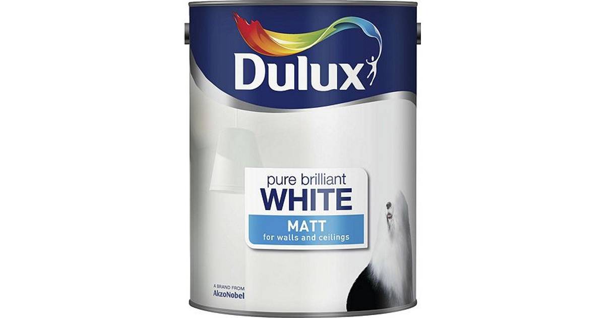 Dulux Matt Wall Paint Ceiling, White Ceiling Paint 5l
