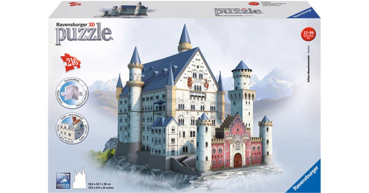 Disney Schloss 216 Teile 3D Puzzle-Bauwerke Ravensburger 