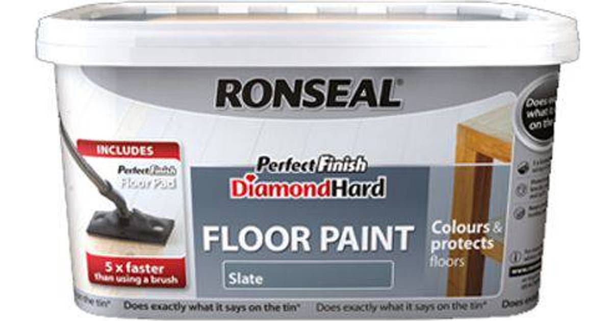 Ronseal Perfect Finish Diamond Hard Floor Paint White 2 5l