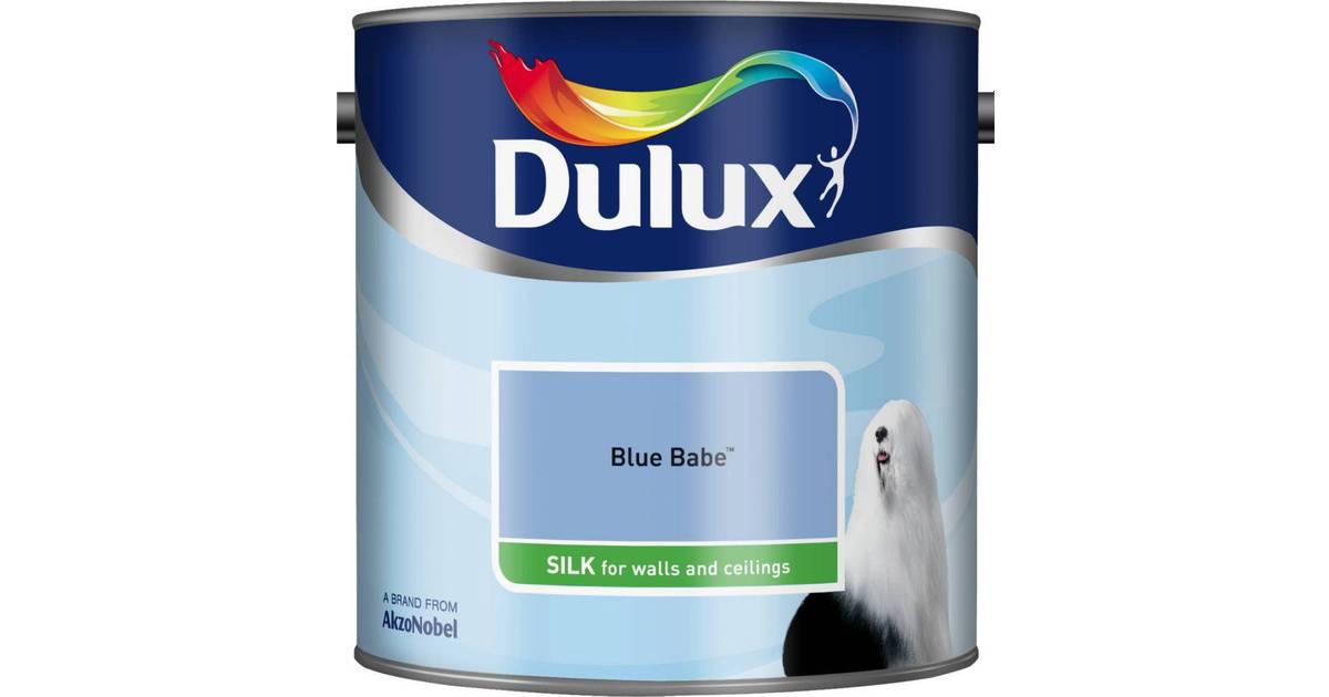 Dulux Silk Wall Paint Ceiling Paint Blue 2 5l Compare Prices