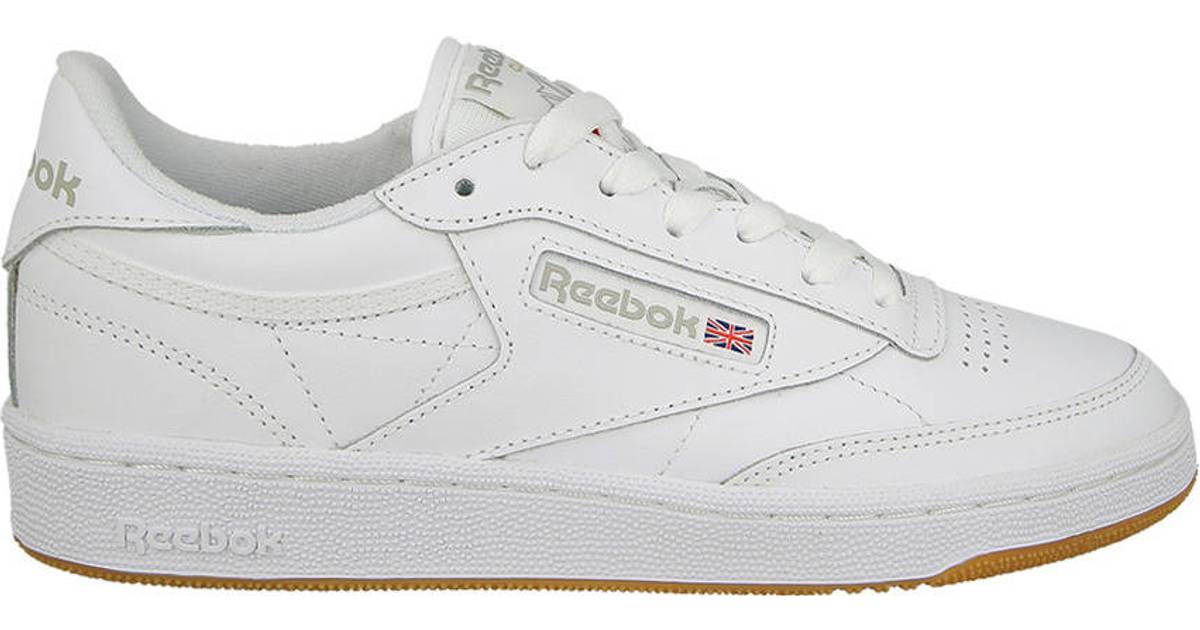 reebok club c 85 trainers white grey gum