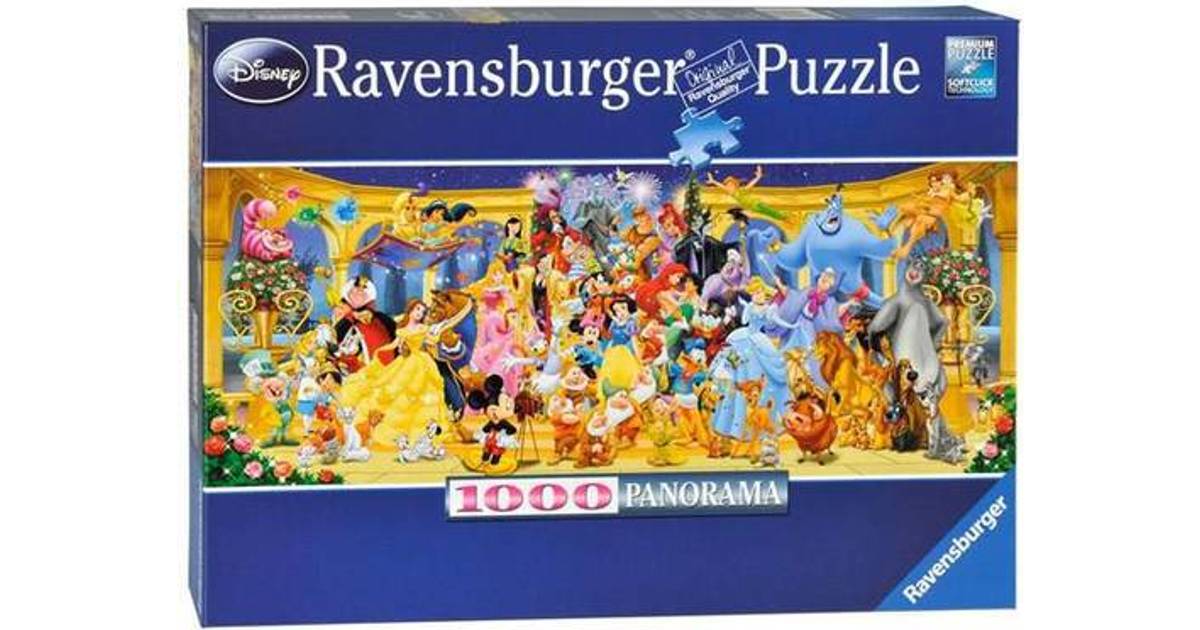 Panorama Puzzle Disney Gruppenfoto 