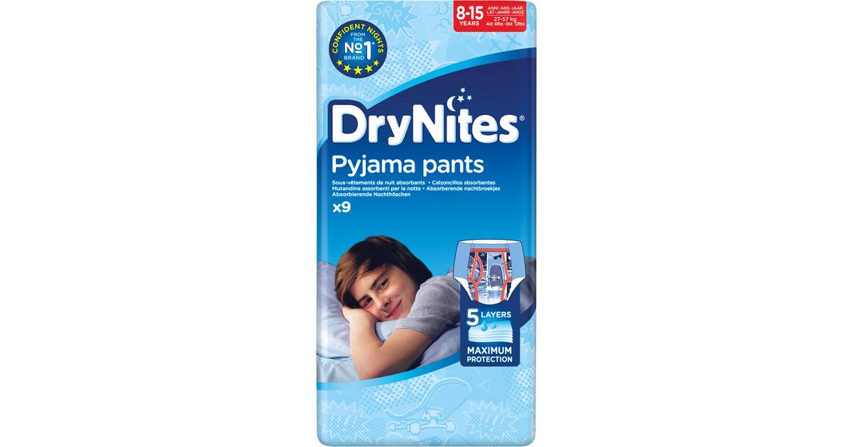 Huggies DryNites Girls Pyjama Pants 27 Pants 8-15 Years