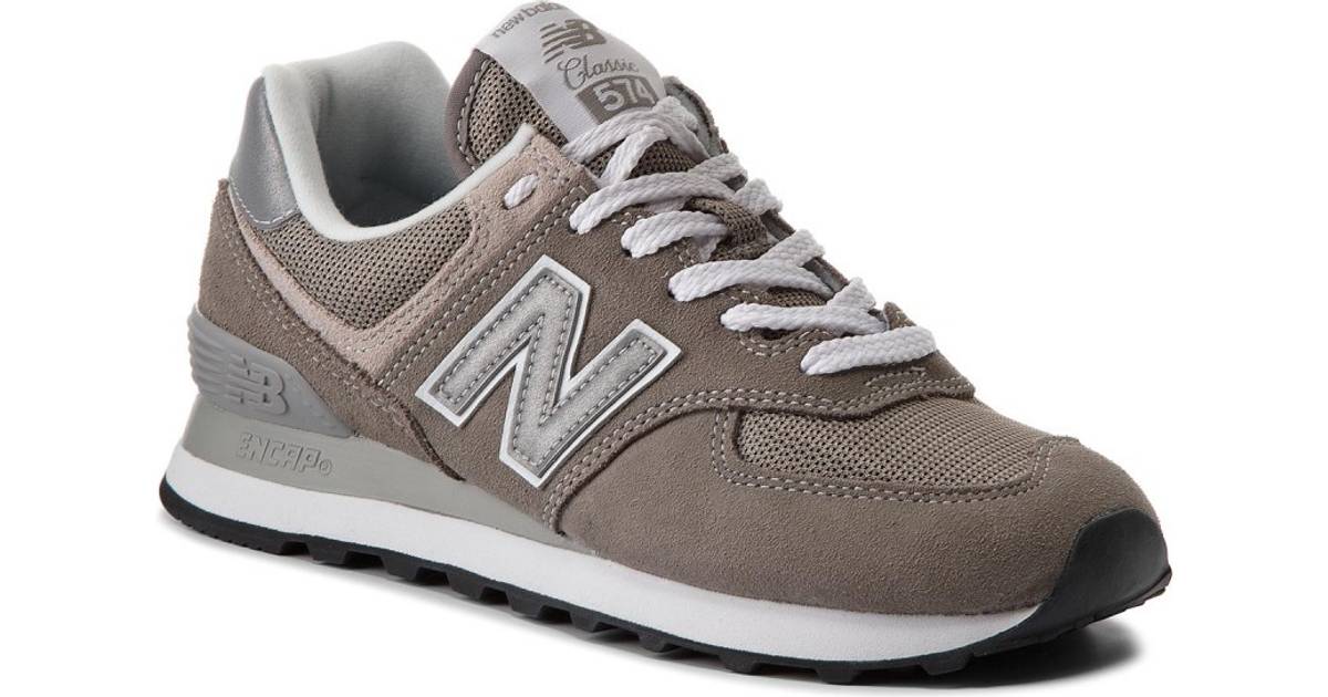 New Balance W Grey with White • See