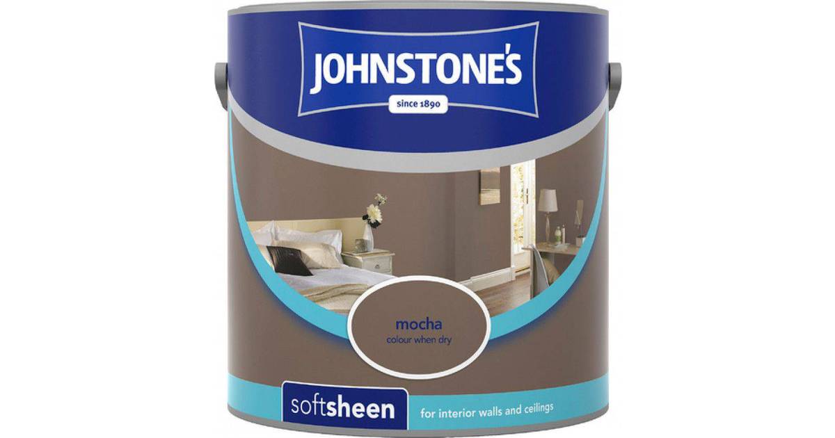 Johnstones Soft Sheen Wall Paint Ceiling Paint Brown 2 5l