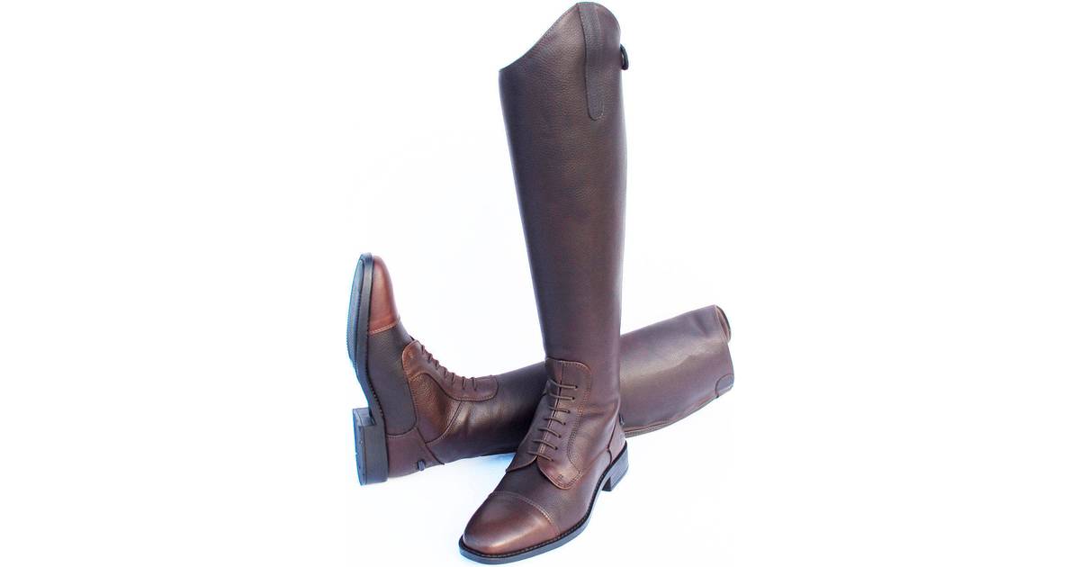 Rhinegold Elite Luxus Brown Laced Leather Riding Boot 