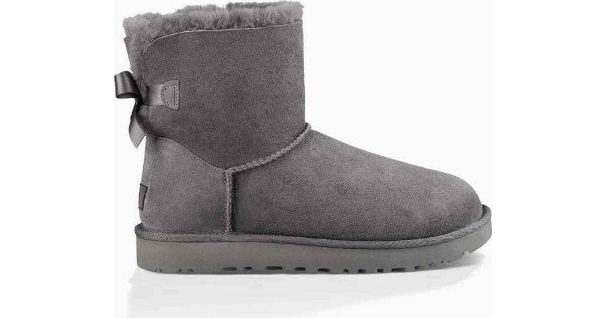 gray uggs with bows