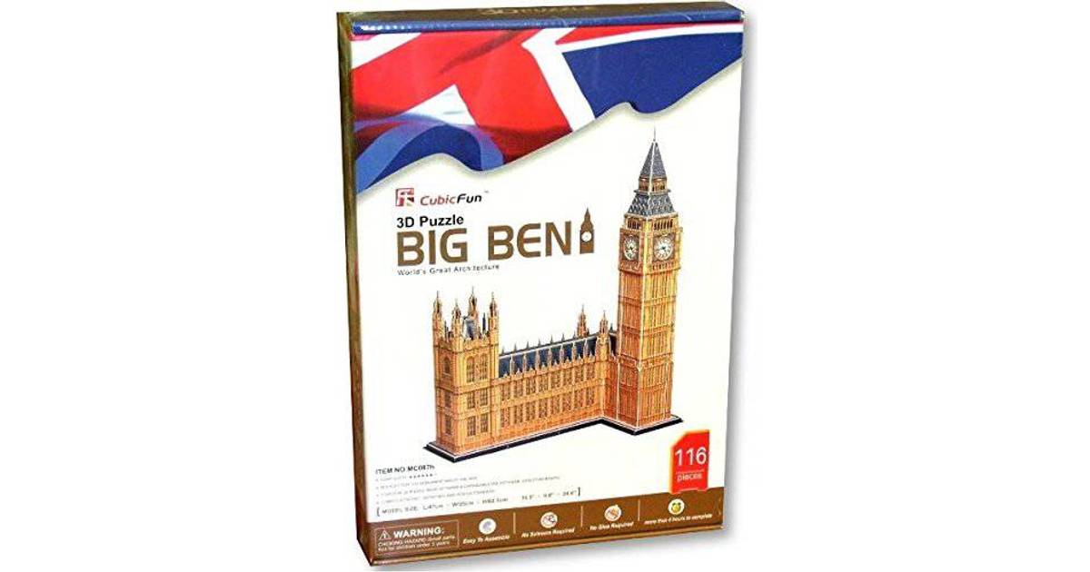 Puzzle Cubic Fun 117 Teile London Puzzle 3D Big Ben 41822 