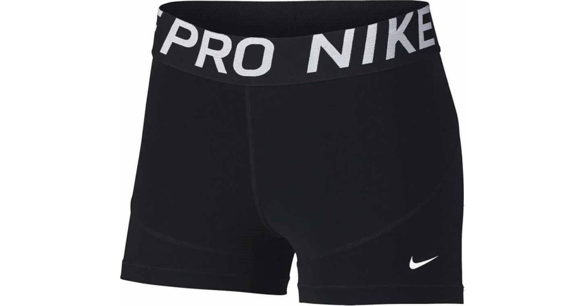 Nike Pro 3 Women - Black/Black/White 