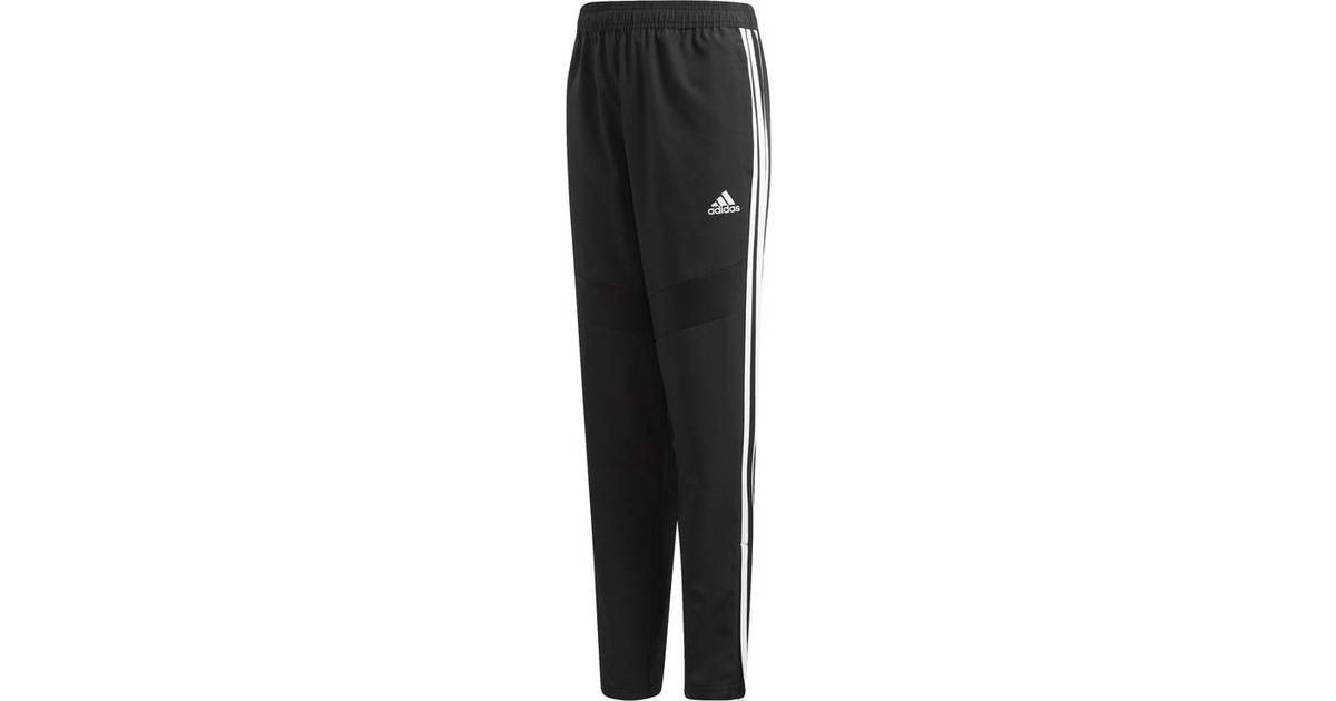 black and white adidas tracksuit bottoms
