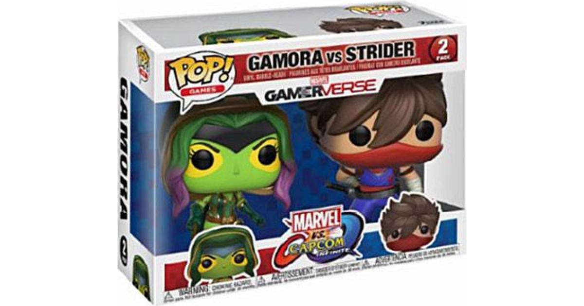Funko 22776 Pop Vinyl 2-pack Capcom Marvel Gamora VS Strider Multi for sale online 