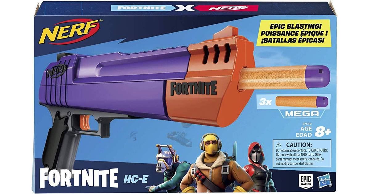 NERF E7510 Fortnite HC-E Mega Dart Blaster Gun for sale online 