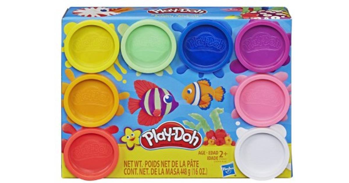 Hasbro PLAY-DOH 8-Pack RAINBOW Non-Toxic Modeling Compound Starter Set 