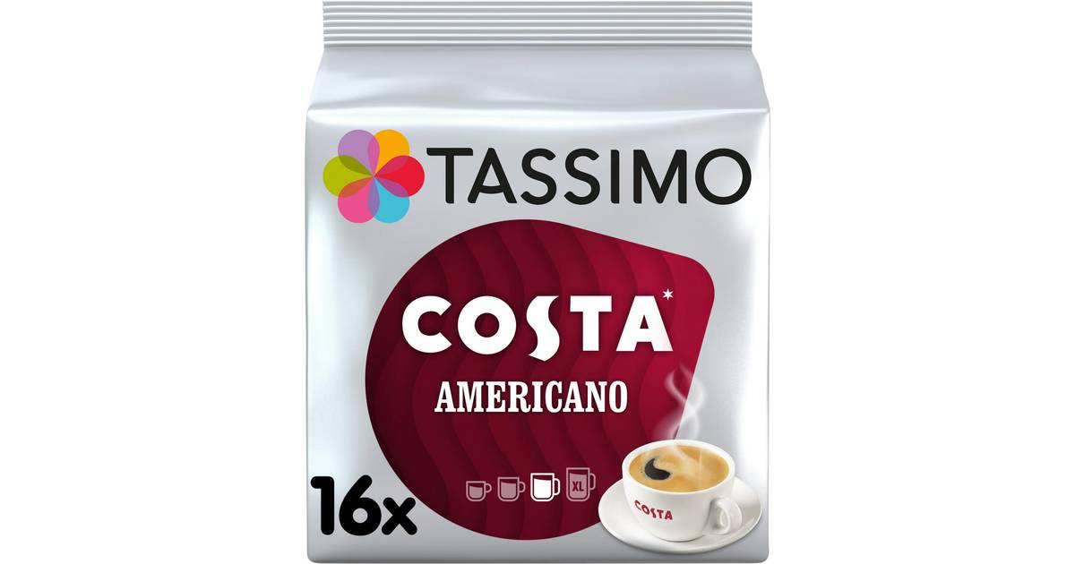 TASSIMO Costa Americano Coffee T Discs Pods 4/8/16/32/48/80/160 Drinks Free P&P! 
