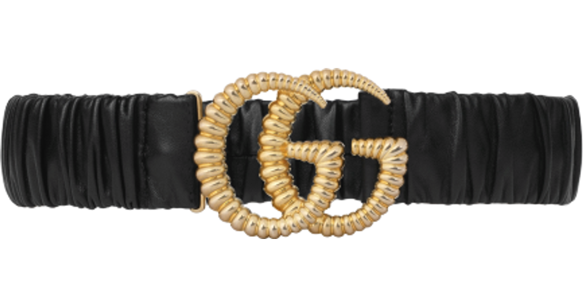 Gucci Torchon Double G Buckle Belt - Black • Compare prices now