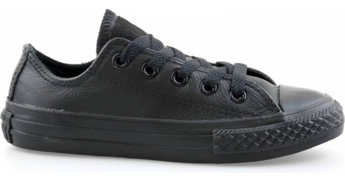 converse chuck taylor all star leather ox black