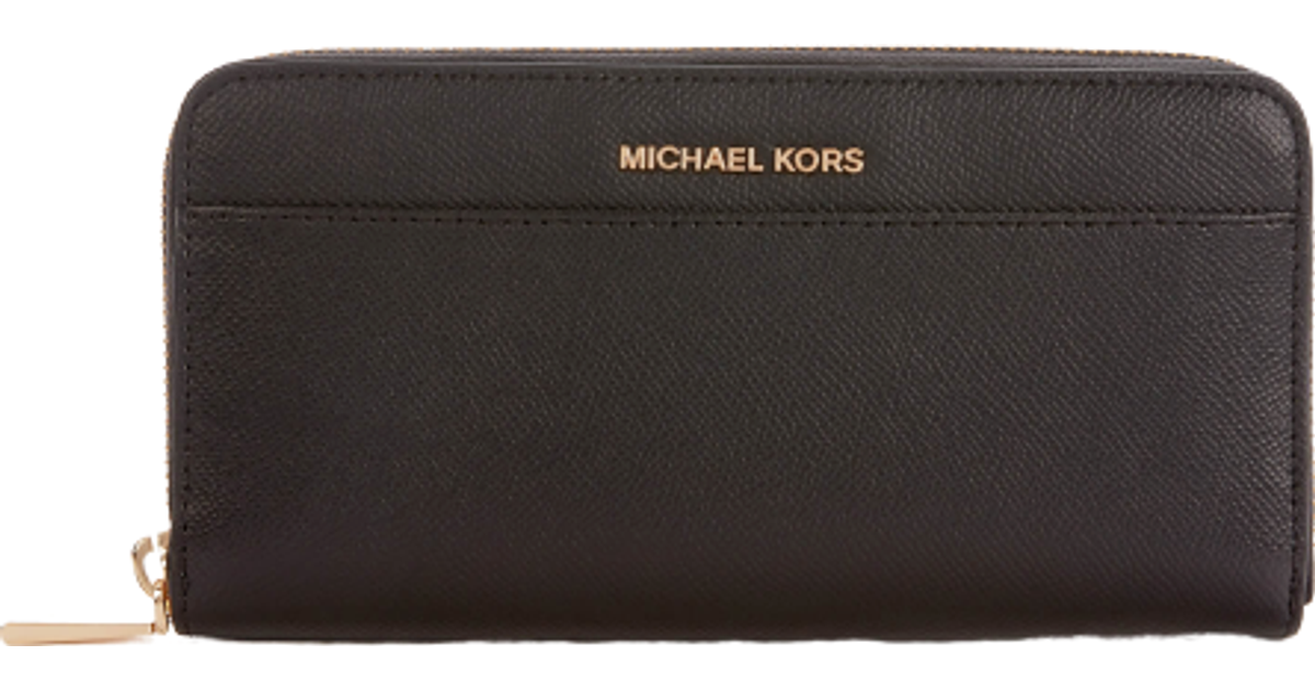 Michael Kors Jet Set Pocket Continental Wallet - Black • Price
