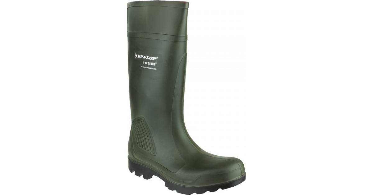 Dunlop Purofort Professional Wellingtons in Green for Men Mens Shoes Boots Wellington and rain boots 