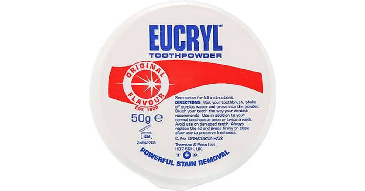 Eucryl Smokers Tooth Powder Original 50g 