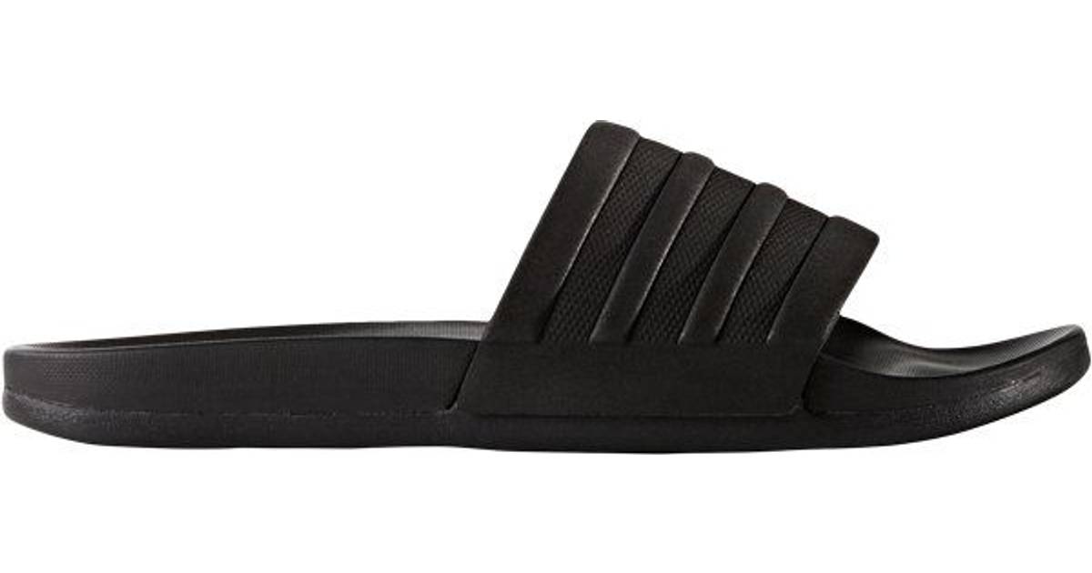 Adidas Adilette Cloudfoam Plus Mono Slides - Core Black