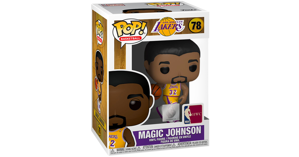 Funko Pop! NBA Legends Magic Johnson Lakers Home Jersey