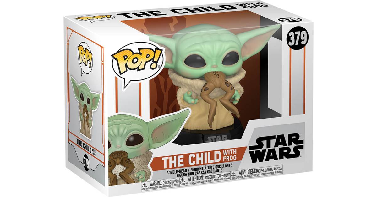 Multicolor Funko 49932 POP Star Wars:Mandalorian-The Child w/Frog The Mandalorian Collectible Toy