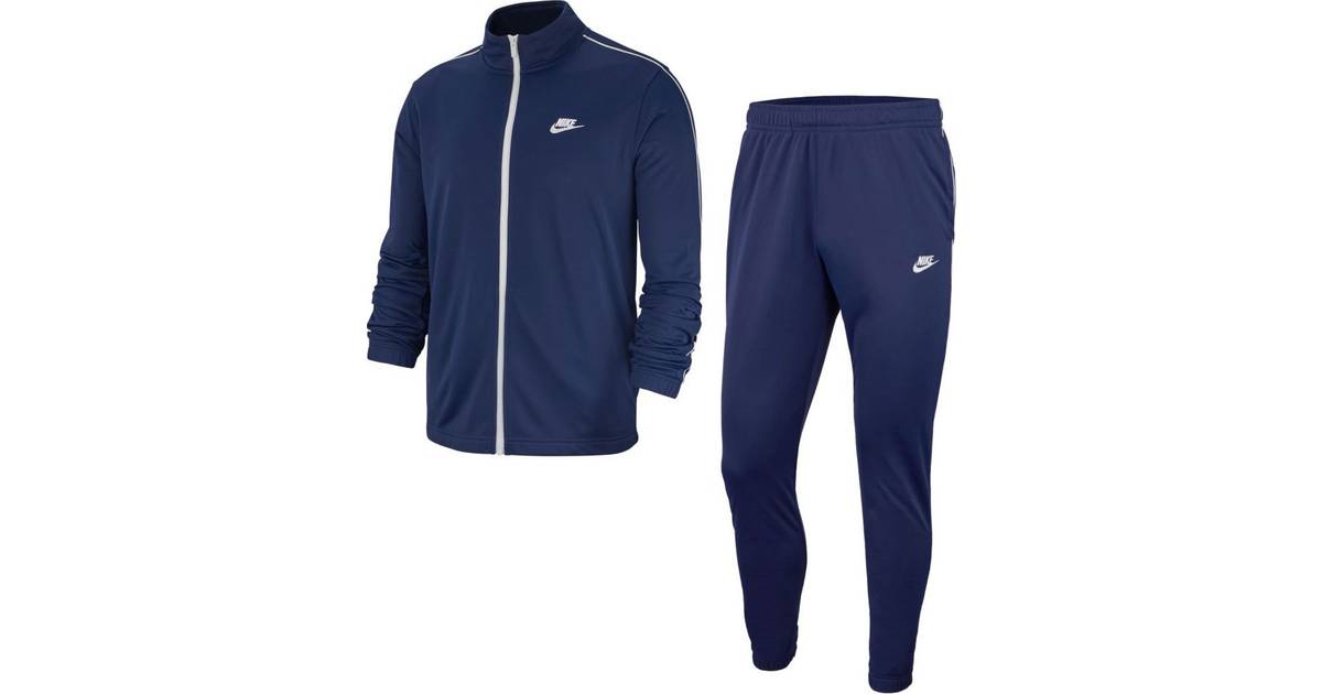blue and grey nike tracksuit