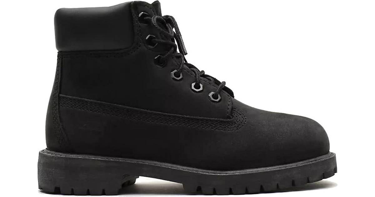 youth black timberlands