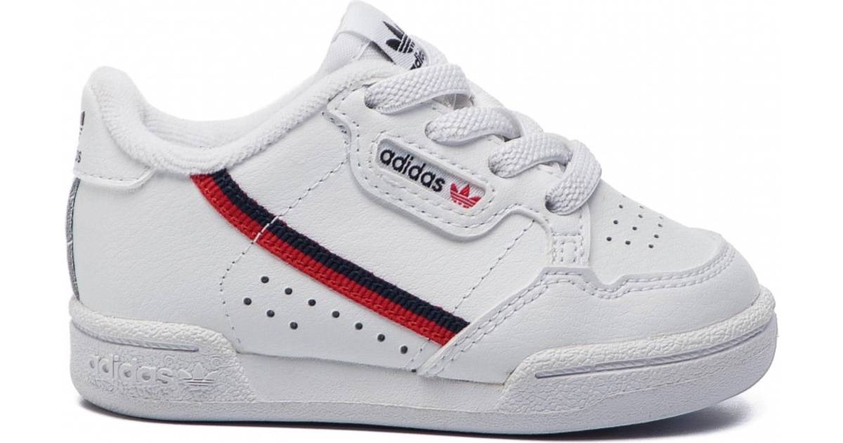 Adidas Infant Continental 80 - Cloud White/Scarlet/Collegiate Navy ...
