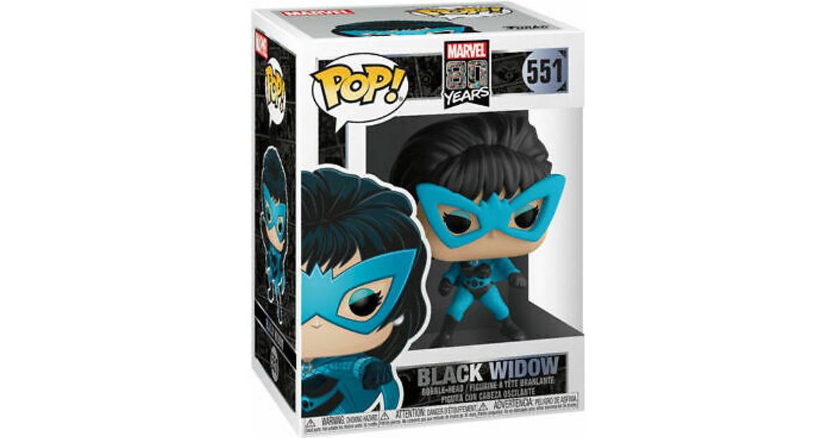Pop Marvel Multicolour Funko 80th-First Appearance 44502 Black Widow Collectible Figure 