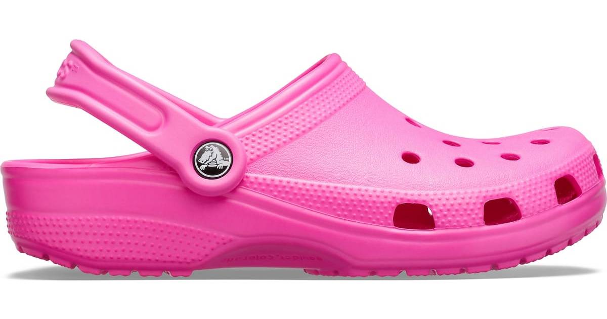 pink kid crocs