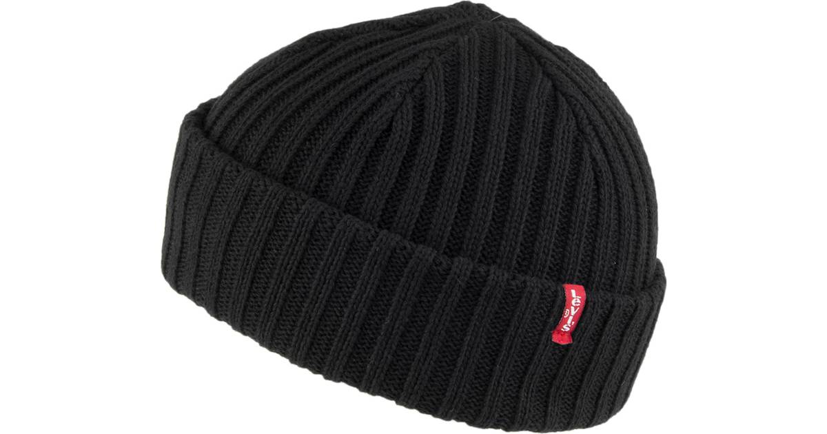 Levi's Ribbed Beanie - Black • Find 