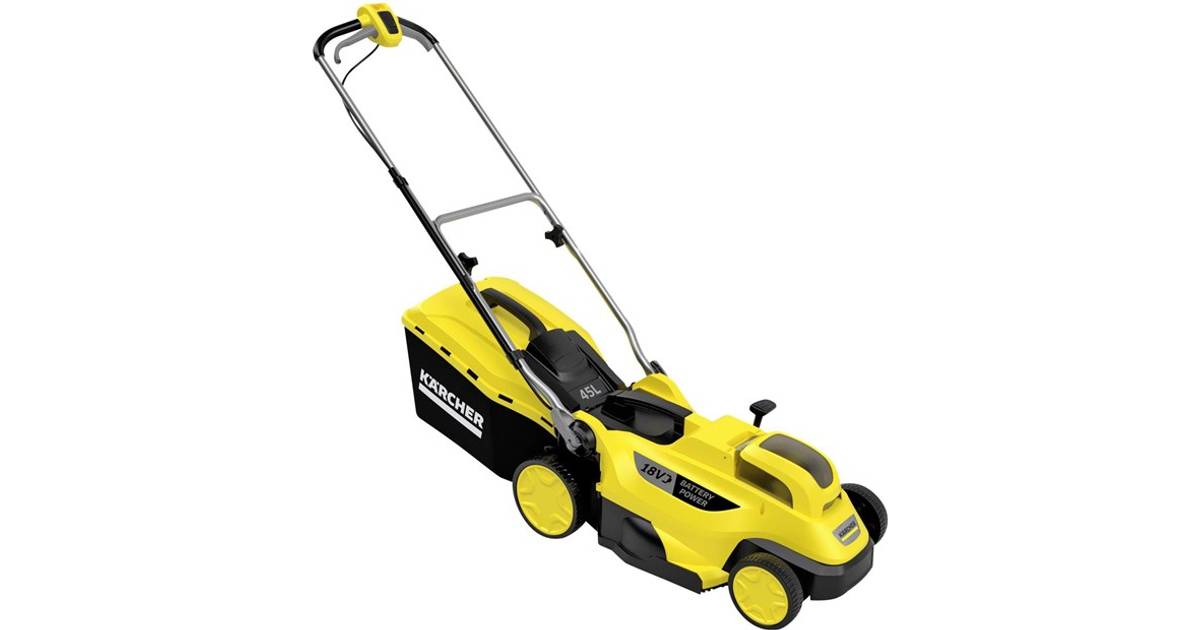 Yellow/Black Machine Only Kärcher LMO 18-36 Cordless Battery Lawn Mower