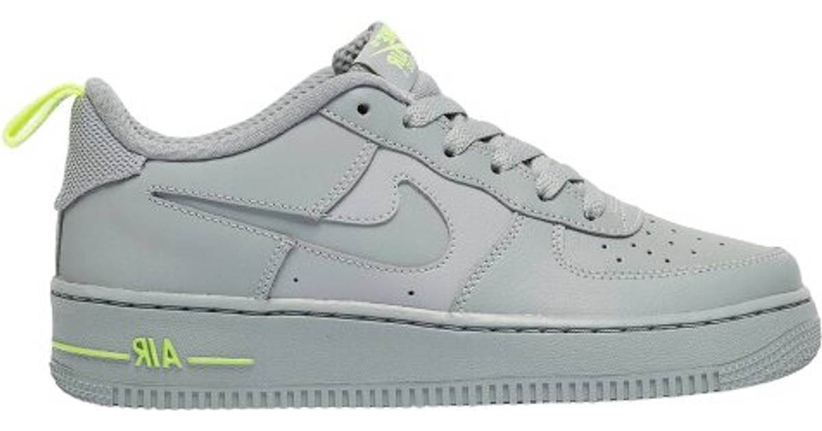 grey and green air force 1