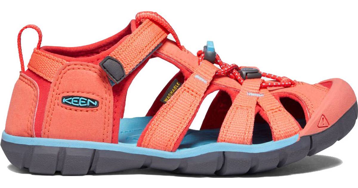 KEEN Kids Seacamp II CNX Sandal Coral/Poppy Red 5 Toddler