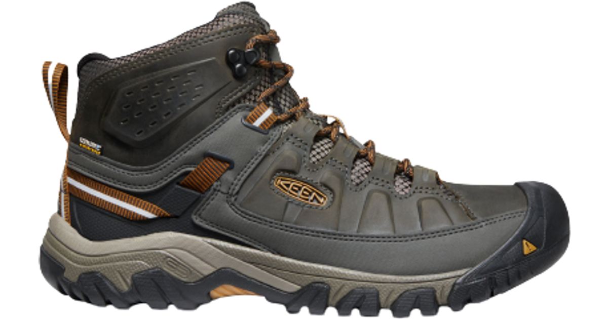 KEEN Keen Targhee III Mid Waterproof Hiking Boots Walking Shoes Black Mens Size UK 7 