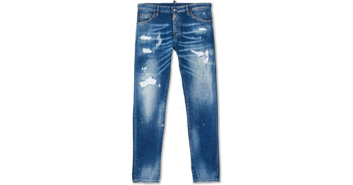 Mens Jeans DSquared² Jeans Save 3% for Men Blue DSquared² 18cm Cool Guy Cotton Denim Jeans in Black 